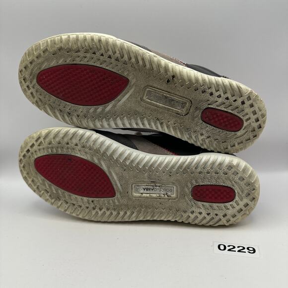 DOLCE GABANA Men's US 9 Leather Sneaker Gray/White CS1123-7 - Picture 6 of 8